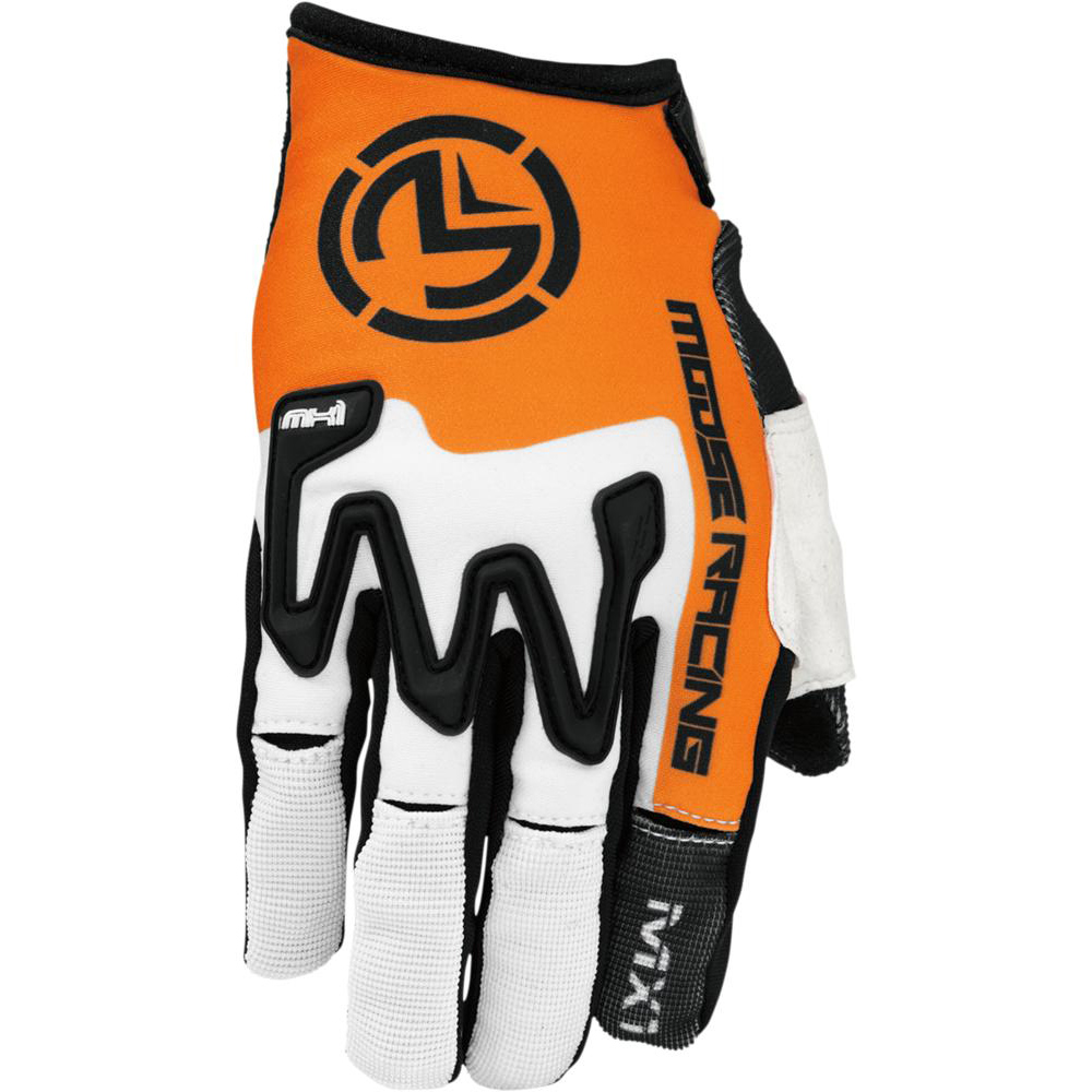 Moose Racing Handschuhe MX1 Schwarz/Orange/Weiß