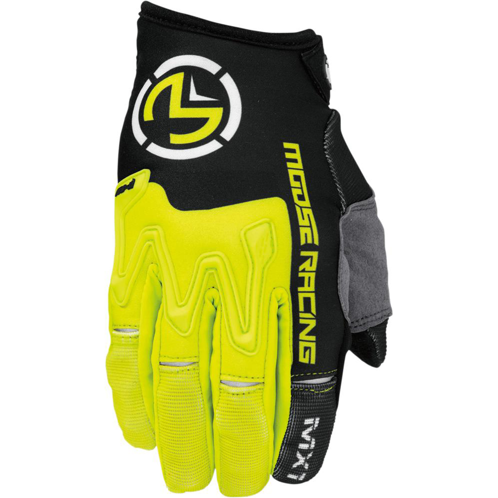 Moose Racing Gloves MX1 Black/HiViz Yellow