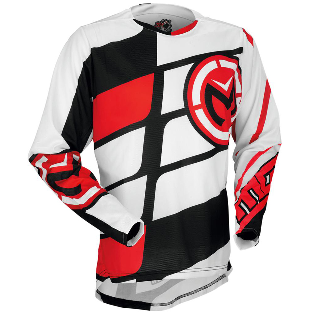 Moose Racing Maillot MX M1 White/Red/Black