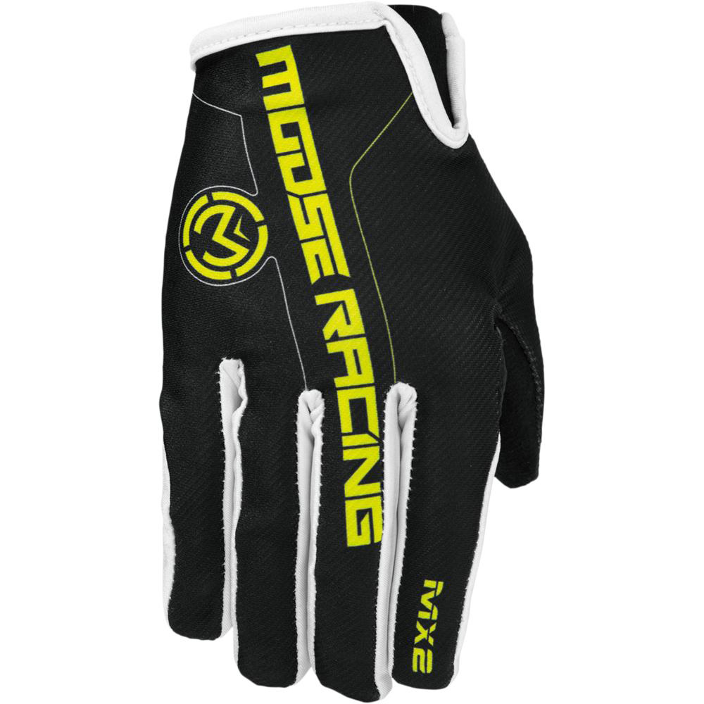 Moose Racing Gloves MX2 Black/Hi-Viz Yellow