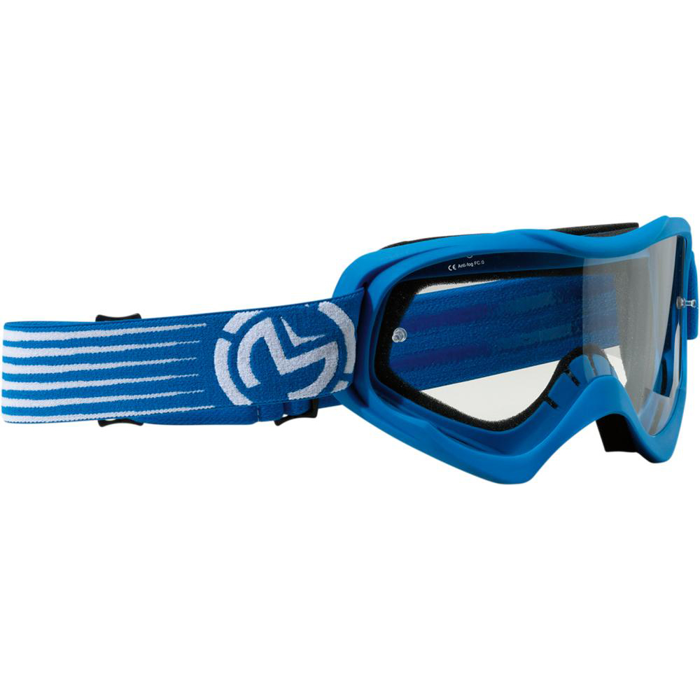 Moose Racing Goggle Qualifier Slash Blue/White Anti-Fog