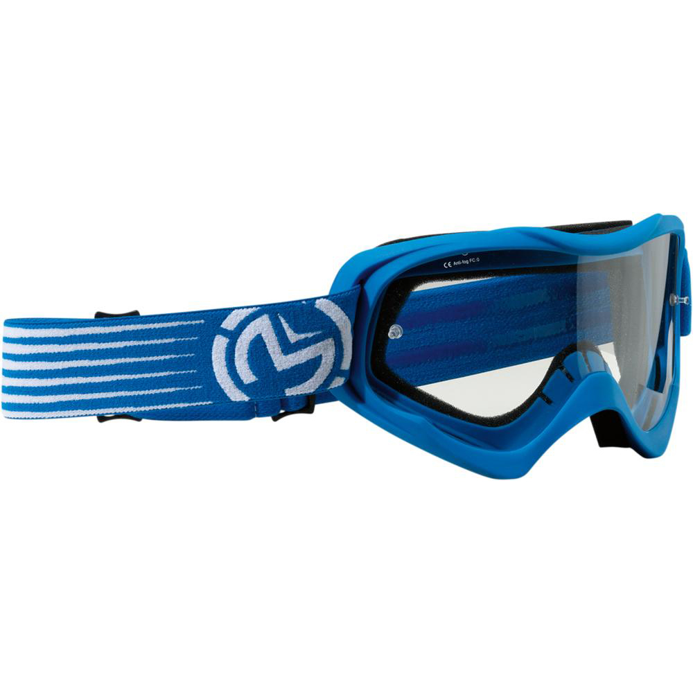 Moose Racing Kids Goggle Qualifier Slash Blue/White Anti-Fog