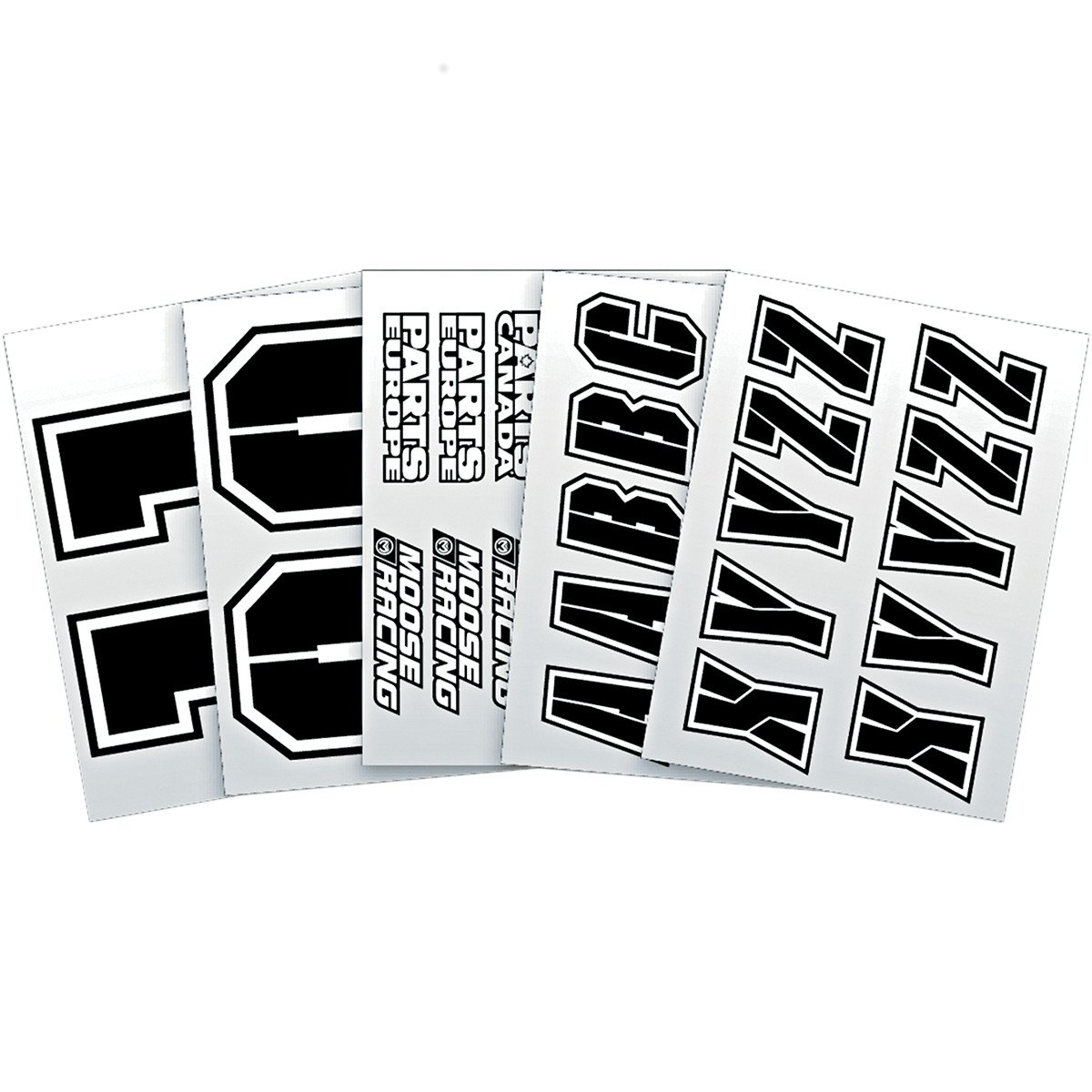 Moose Racing Jersey ID Kit  Black/White