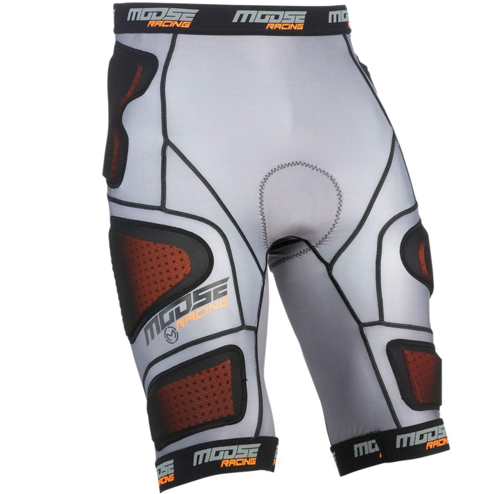 Moose Racing Sous-Shorts de Protection XC1 Base Pad Grey
