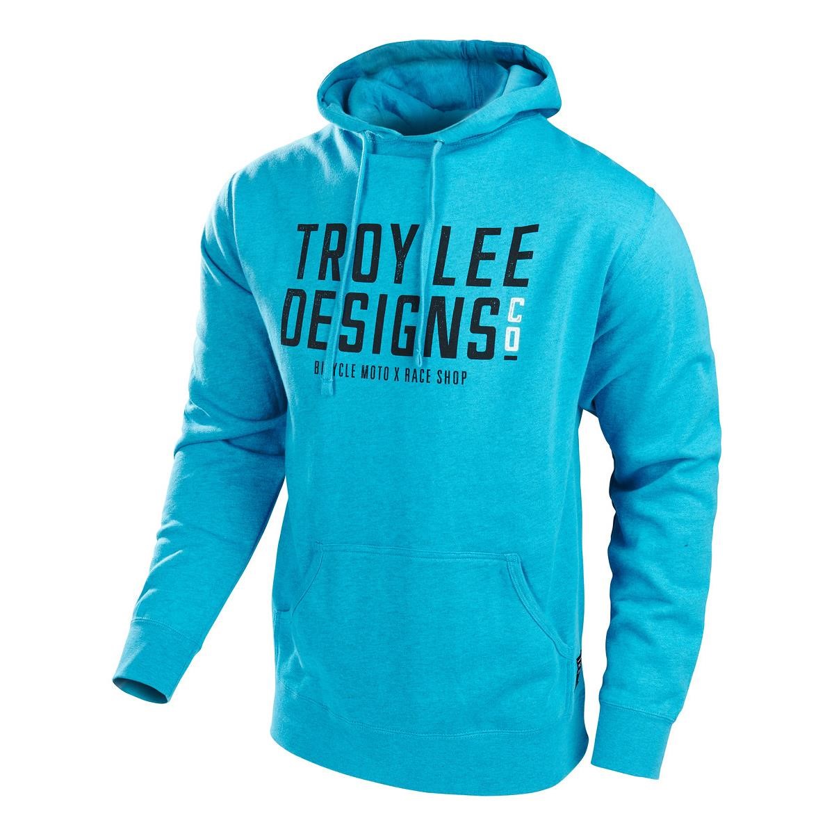 Troy Lee Designs Felpa Step Up Heather Turquoise