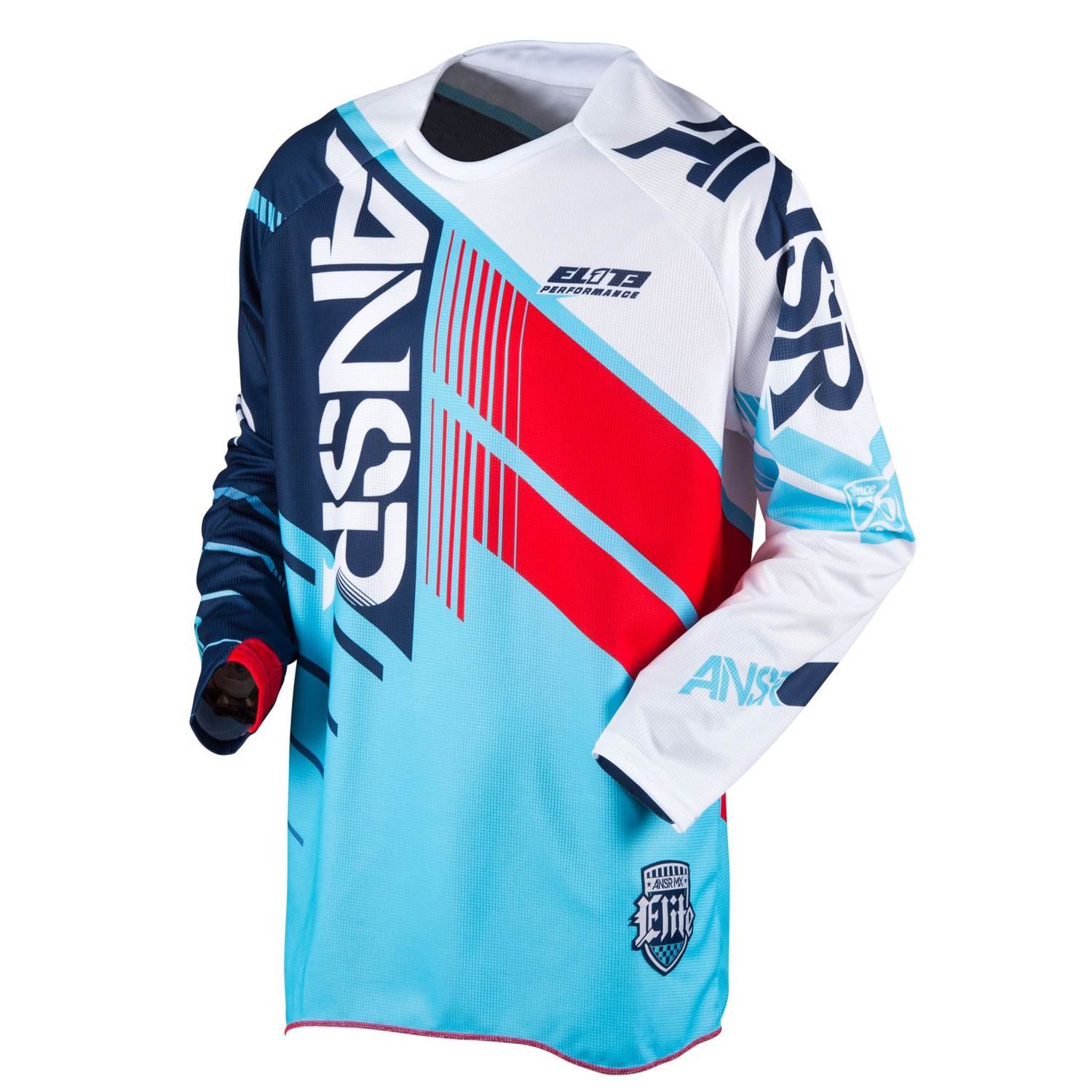 Answer Racing Maglia MX Elite Blue/Red