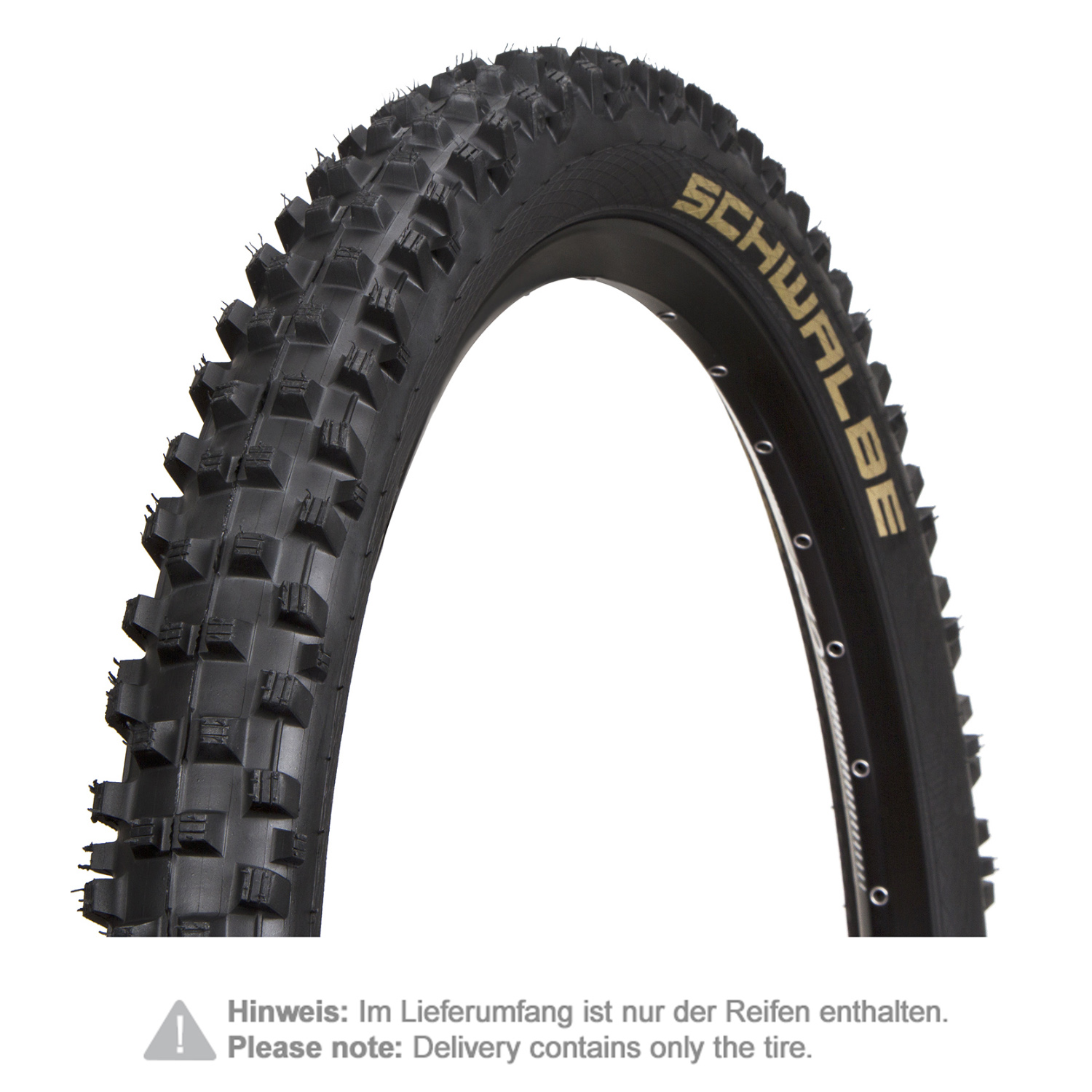 Schwalbe MTB Tire Dirty Dan HS 417 Black, 27.5 x 2.35 Inches, Evo, SnakeSkin, Tubeless Easy, Foldable
