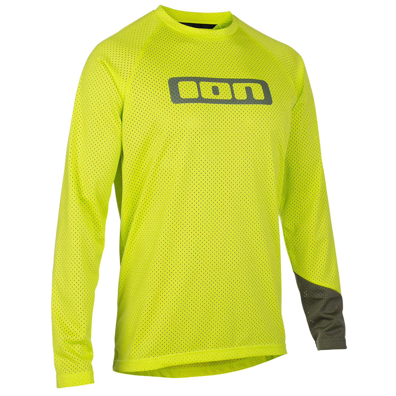 ION Maillot VTT Manches Longues Slash Lime Punch