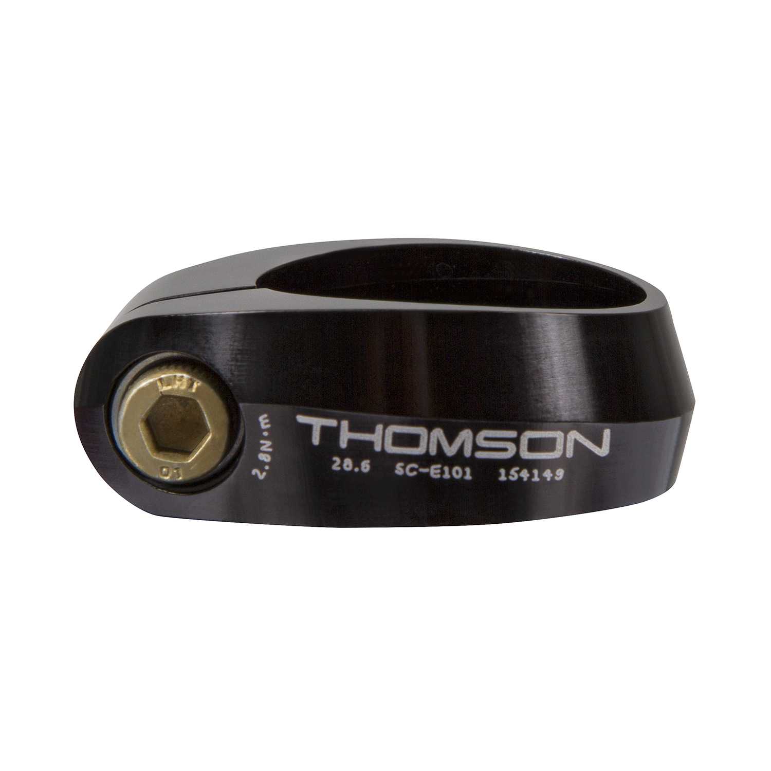 Thomson Collier de Selle  Aluminium, Noir