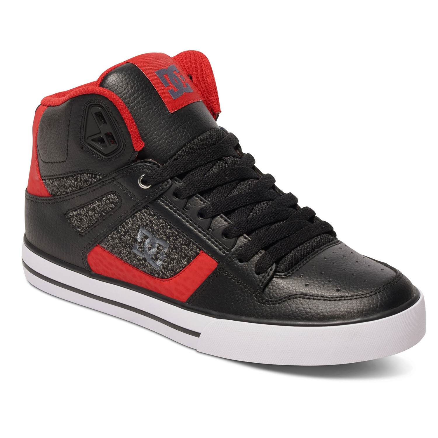DC Shoes Spartan High WC Black/Black/Red