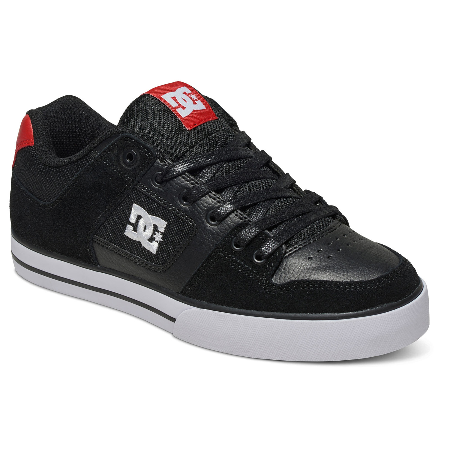 DC Shoes Pure Black/Athletic Red
