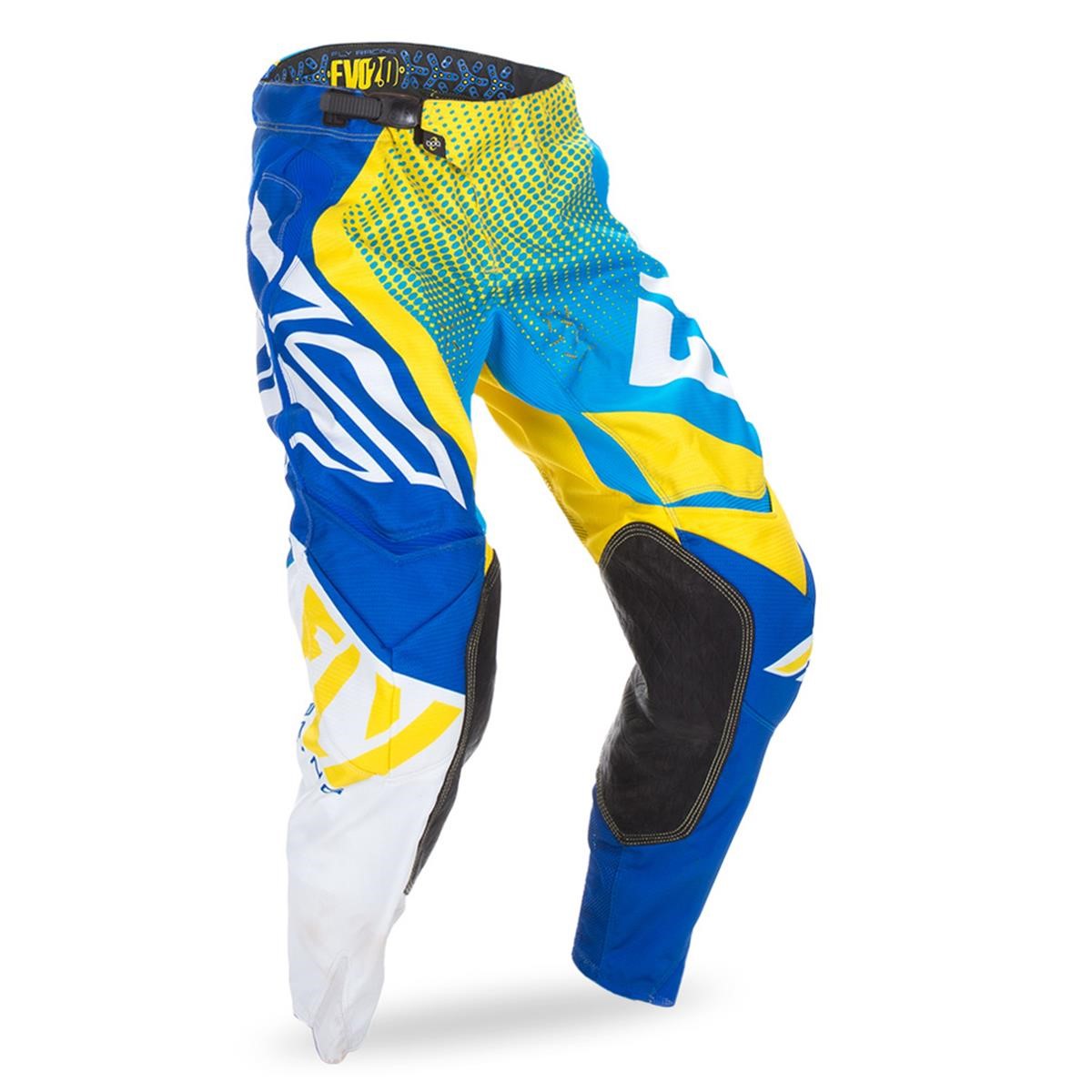 Fly Racing MX Pants Evolution 2.0 Blue/Yellow/White