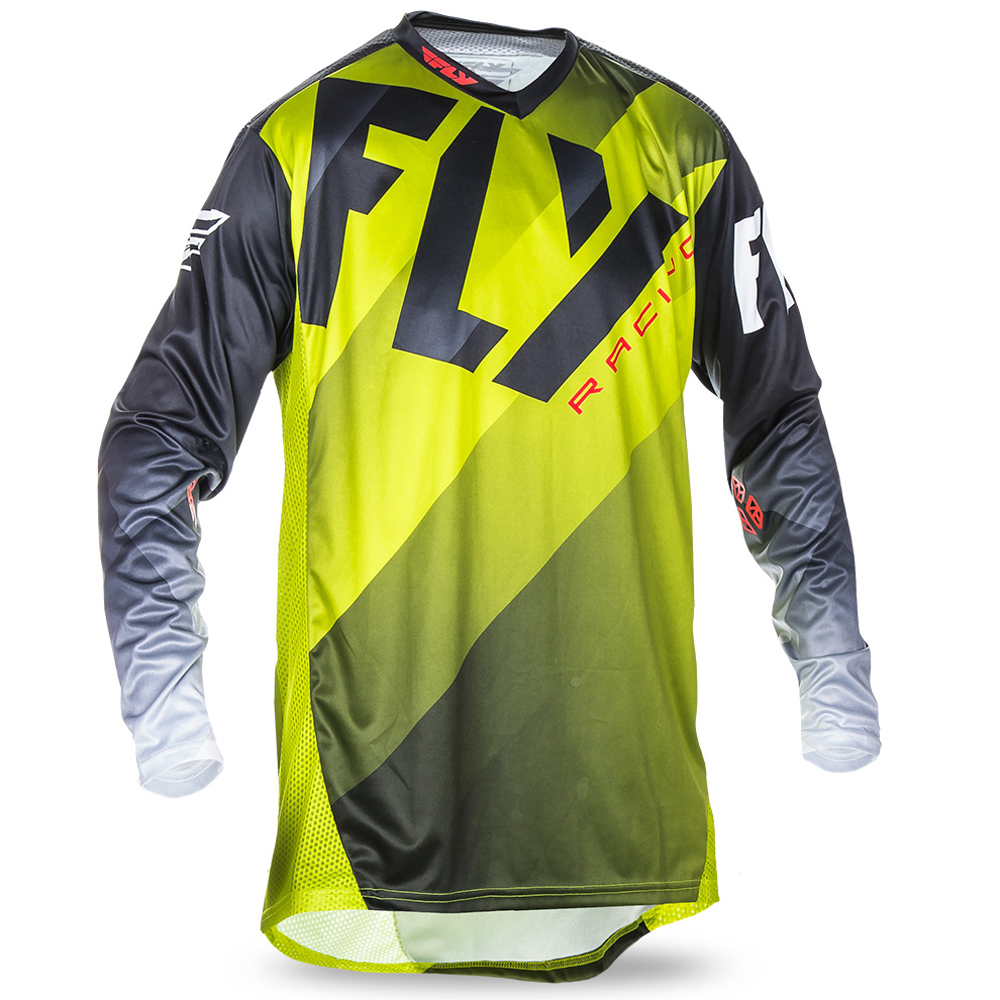 Fly Racing Maglia MX Hydrogen Lite Lime/Black/Lime