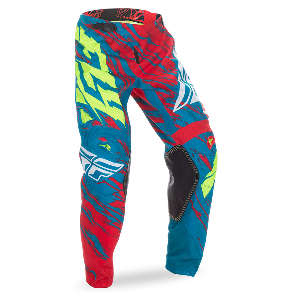 Fly Racing Pantalon MX Kinetic Relapse Teal/Red