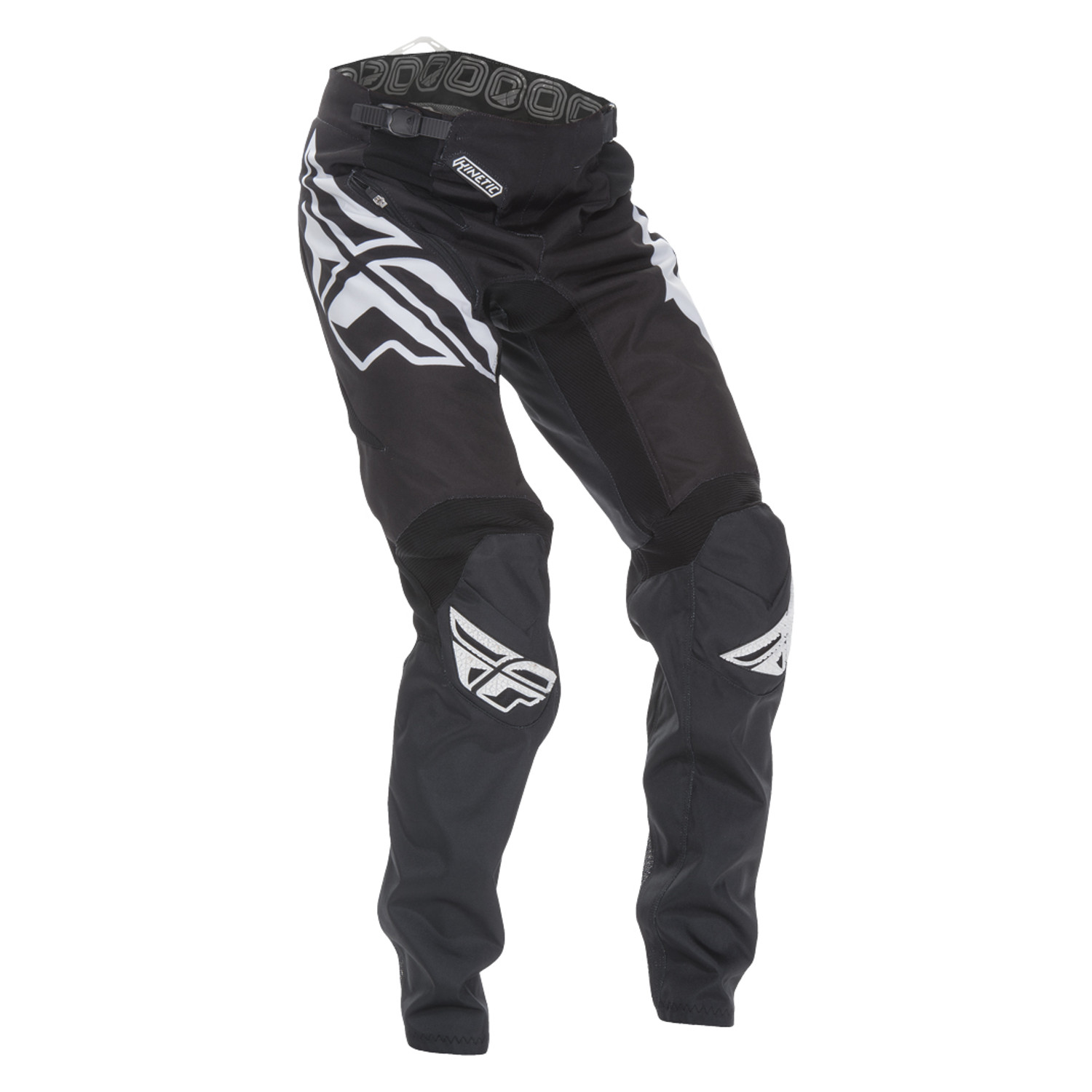 Fly Racing Downhill Pants Kinetic Crux Black/White