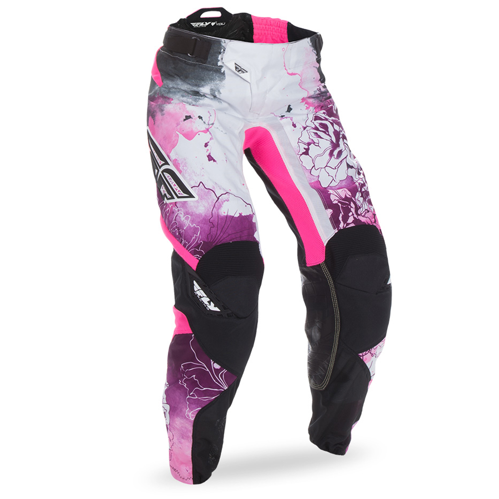 Fly Racing Femme Pantalon MX Kinetic Race Pink/Purple