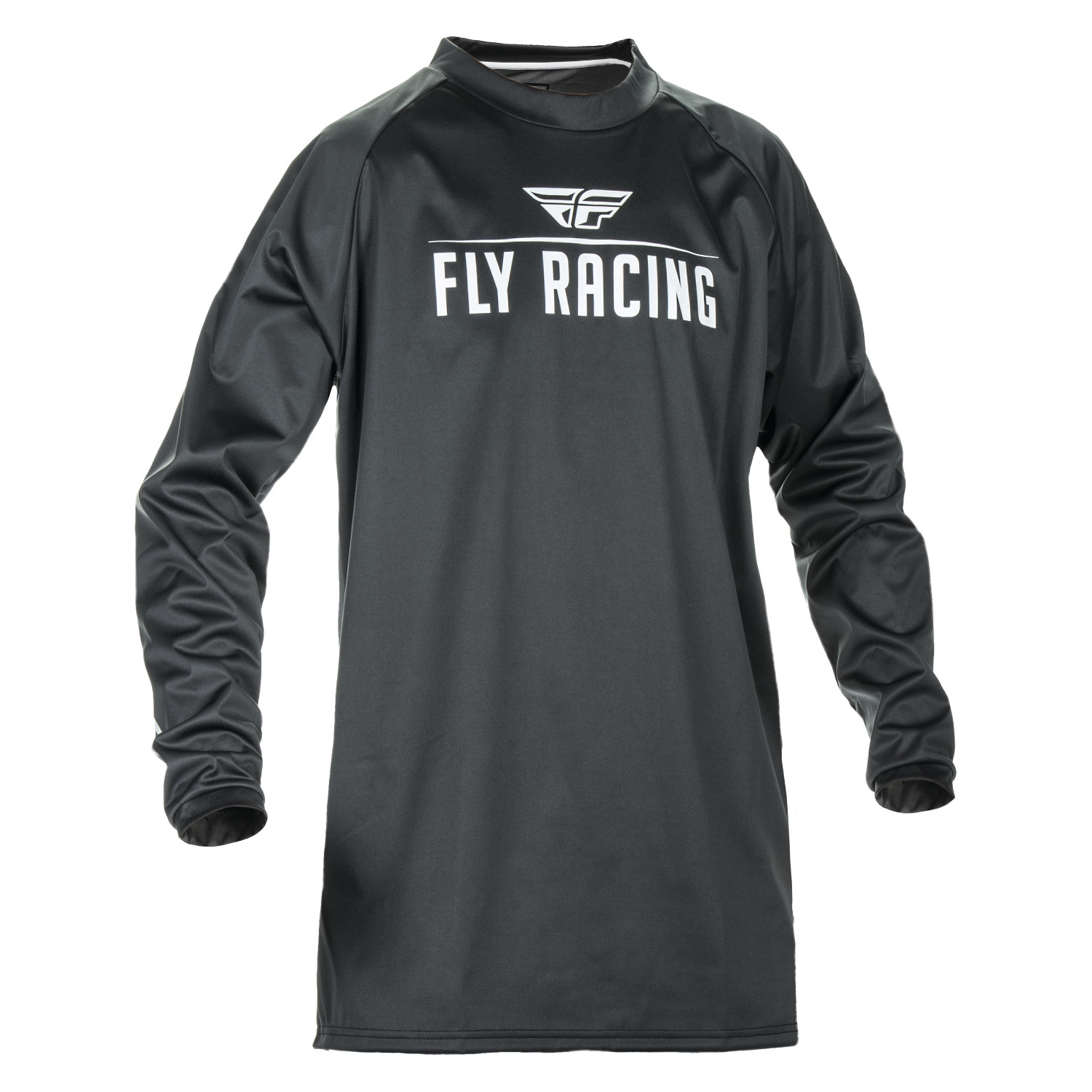 Fly Racing Maillot MX Windproof Noir/Gris
