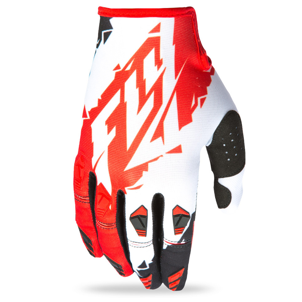 Fly Racing Gloves Kinetic Red/White