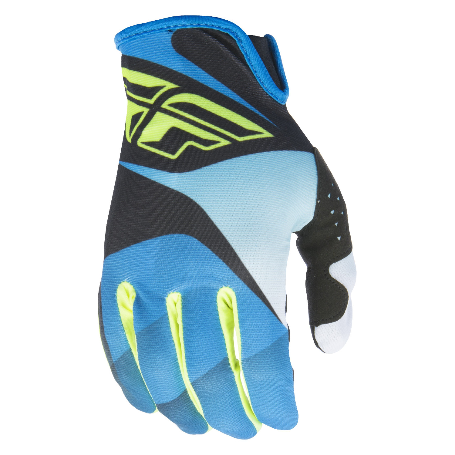 Fly Racing Gloves Lite Blue/Black/Hi-Vis