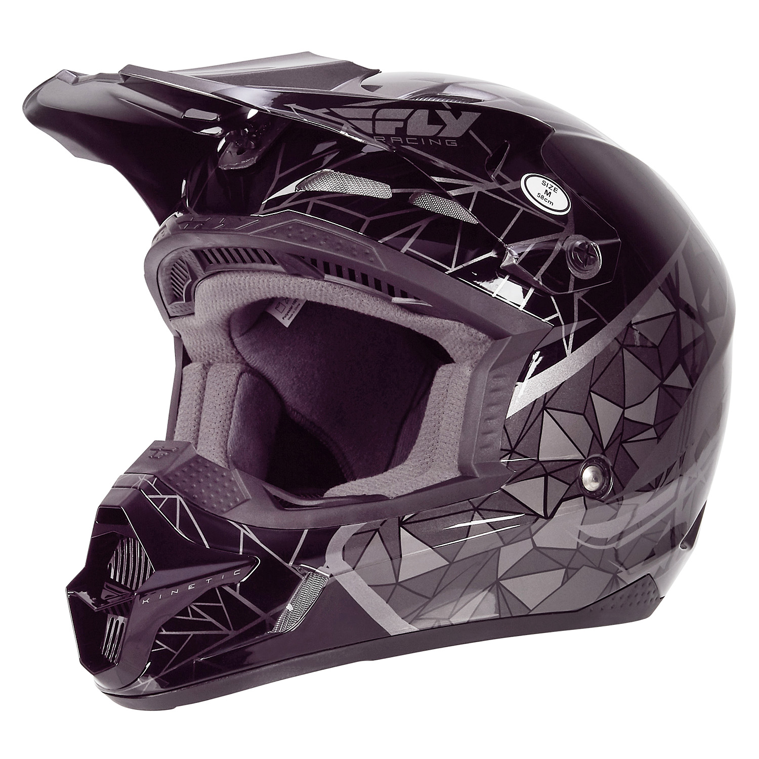 Fly Racing Helmet Kinetic Crux Black