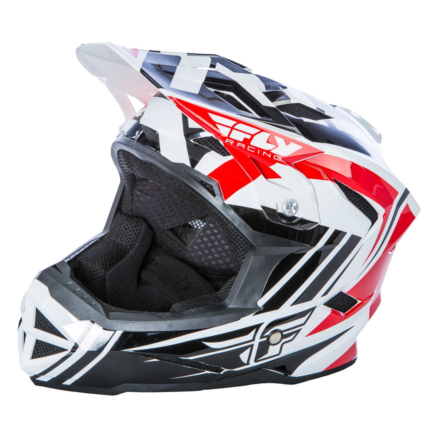 Fly Racing Downhill-MTB Helmet Default Red/Black/White