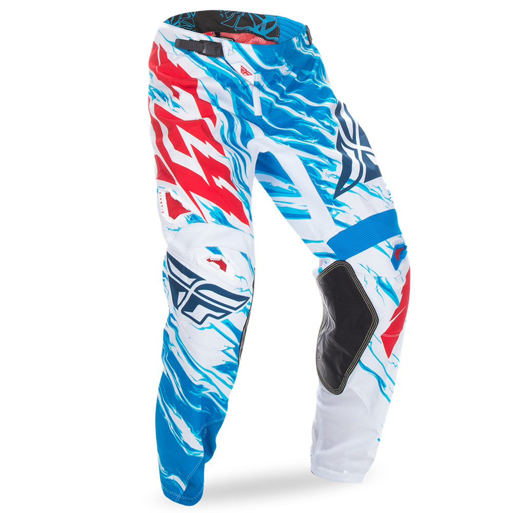 Fly Racing MX Pants Kinetic Relapse Red/White/Blue