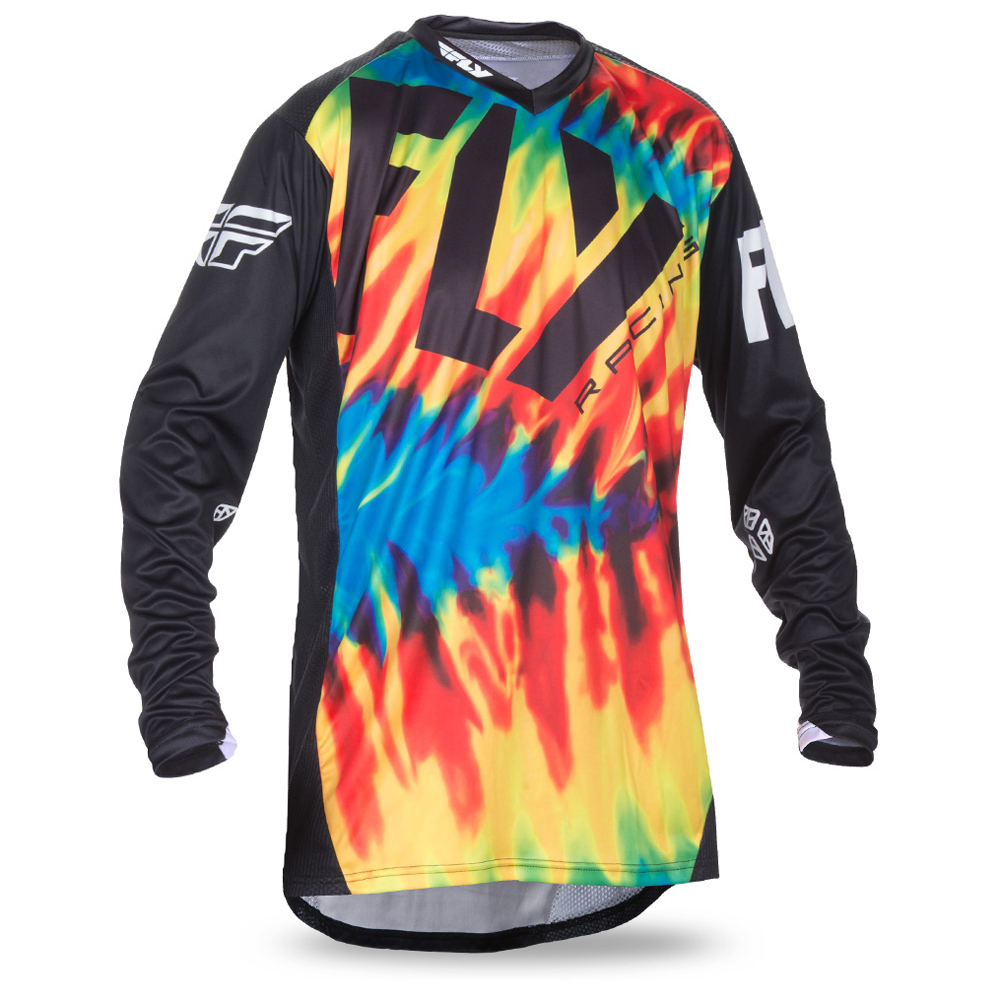 Fly Racing Maillot MX Hydrogen Lite Tie-Dye/Black - Limited Edition