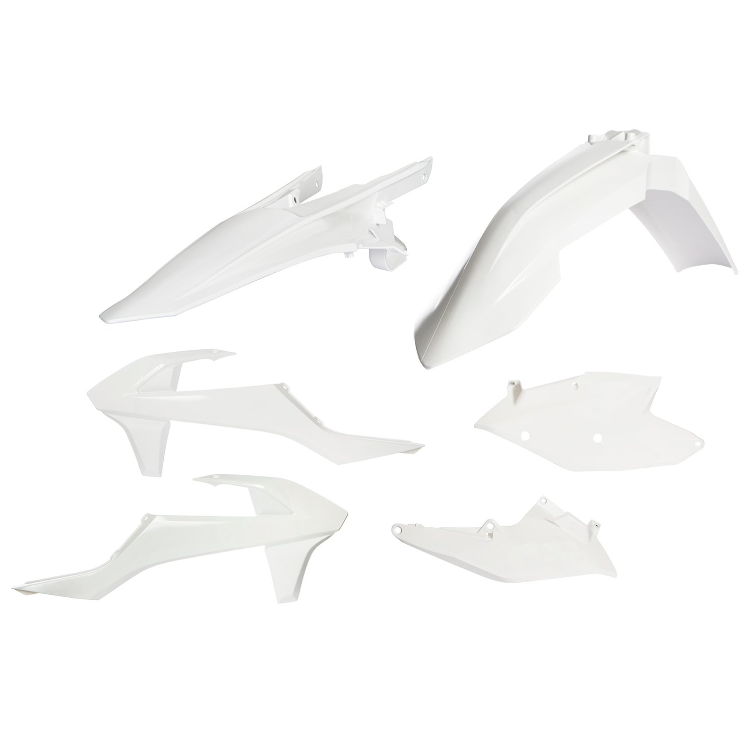 Acerbis Plastik-Kit  KTM EXC/EXC-F 17-19, Weiß