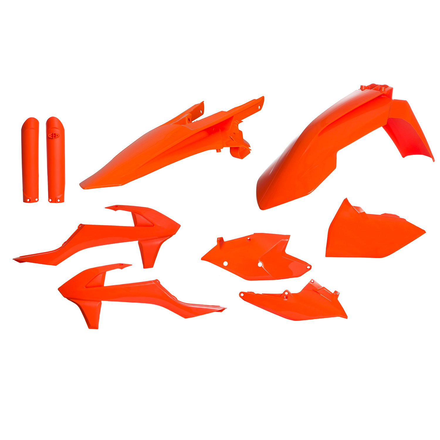Acerbis Kit Plastiche completo Full-Kit KTM EXC/EXC-F 17-19, Arancione 16