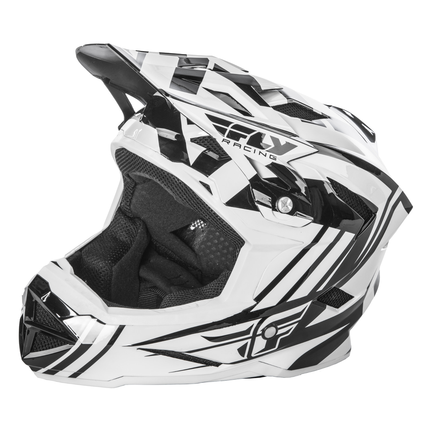 Fly Racing Downhill-MTB Helmet Default White/Black
