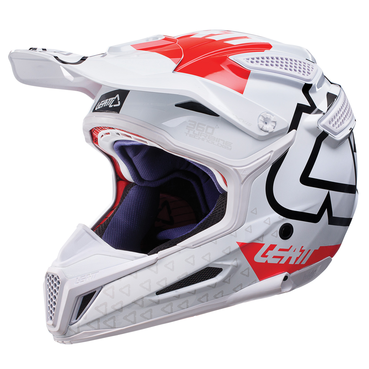 Leatt Helm GPX 5.5 Composite V15 Weiß/Rot