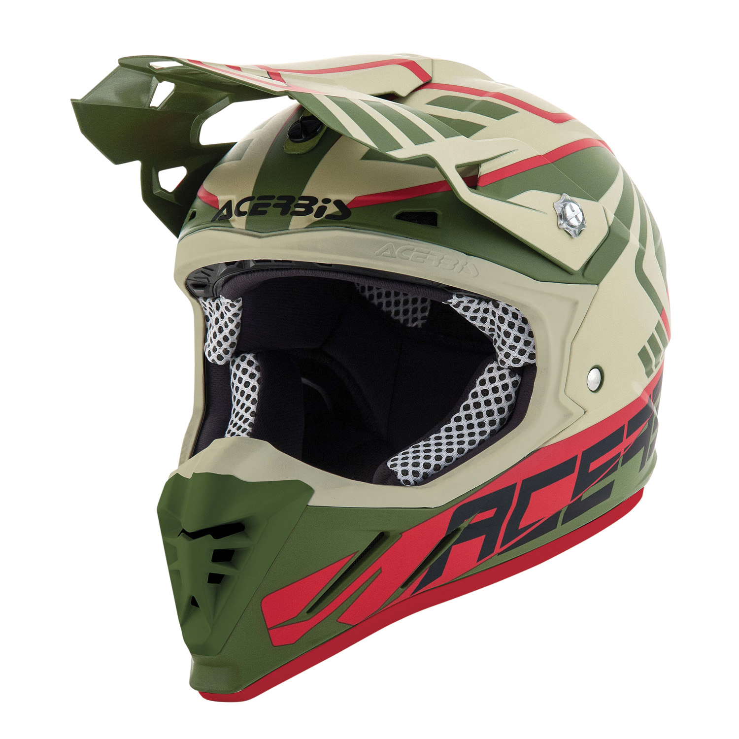 Acerbis Helmet Profile 3.0 Skinviper - Sand/Green