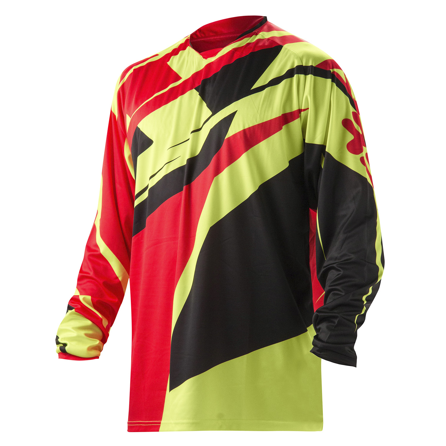Acerbis Maillot MX Profile Red/Fluo Yellow