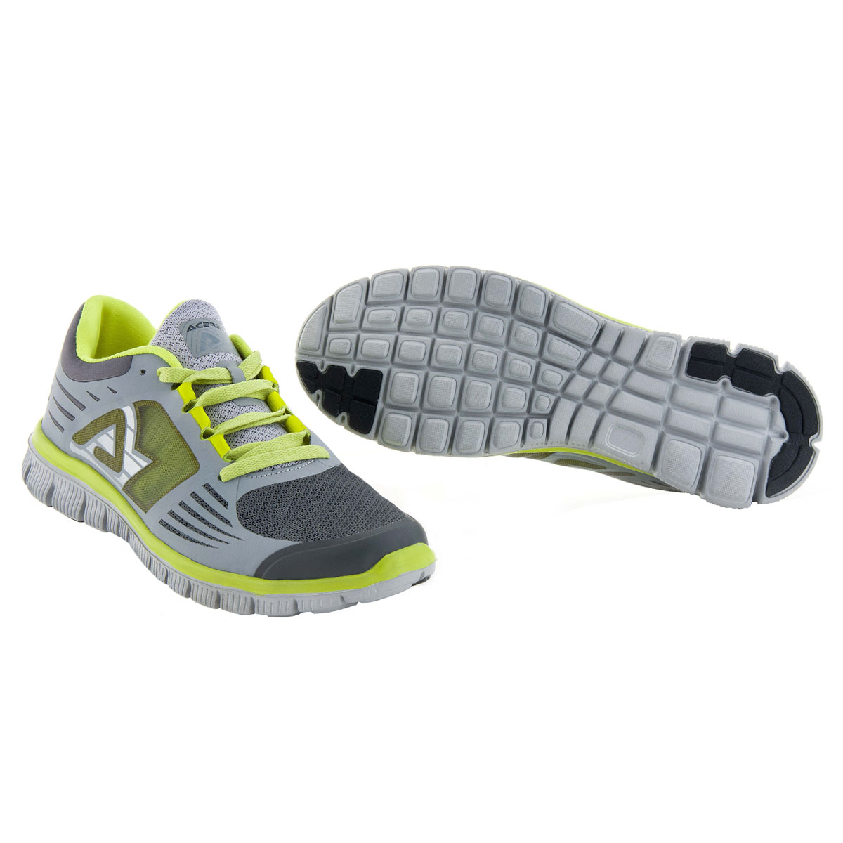 Acerbis Chaussures de course Corporate Grey/Fluo Yellow