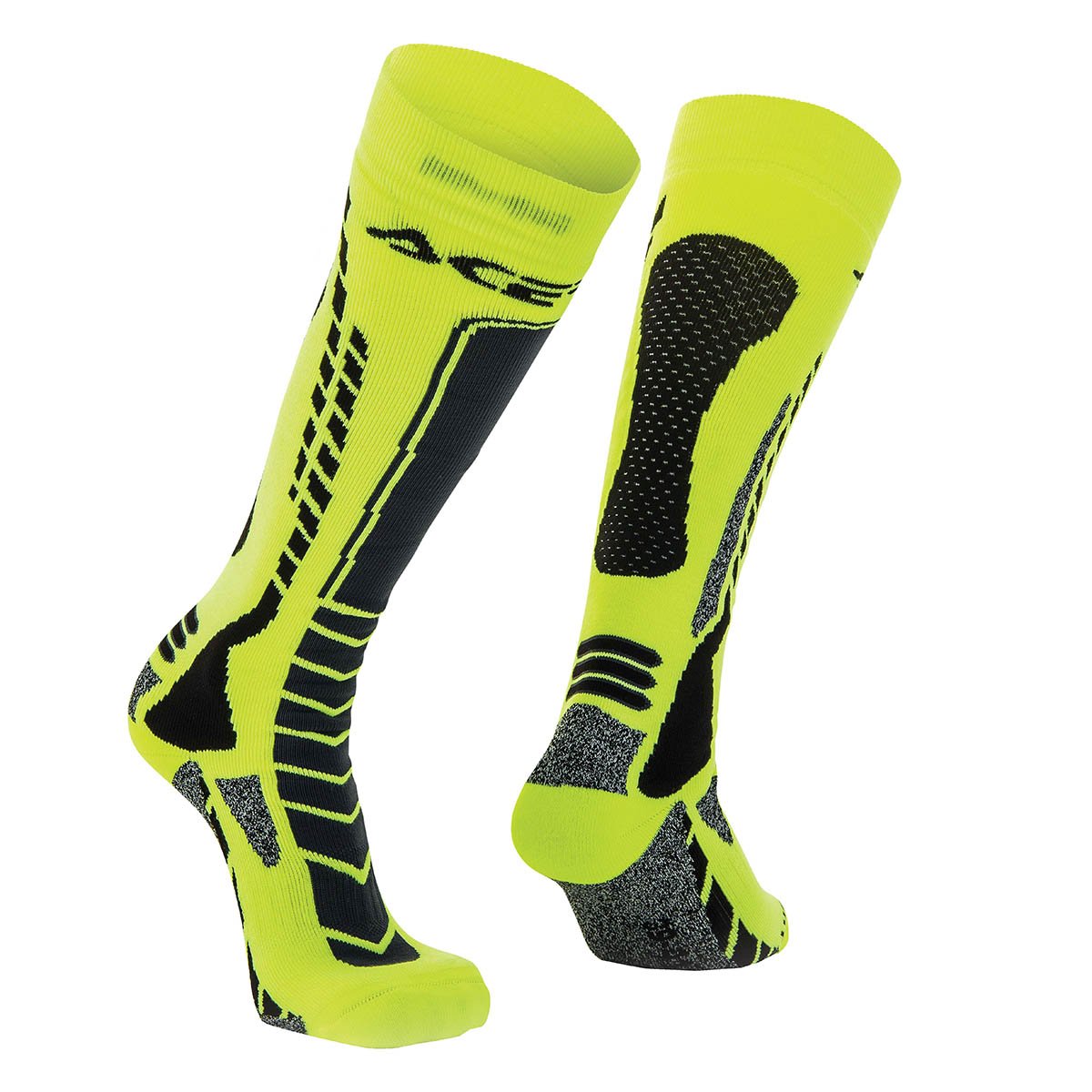 Acerbis Socks MX Pro Black/Fluo Yellow