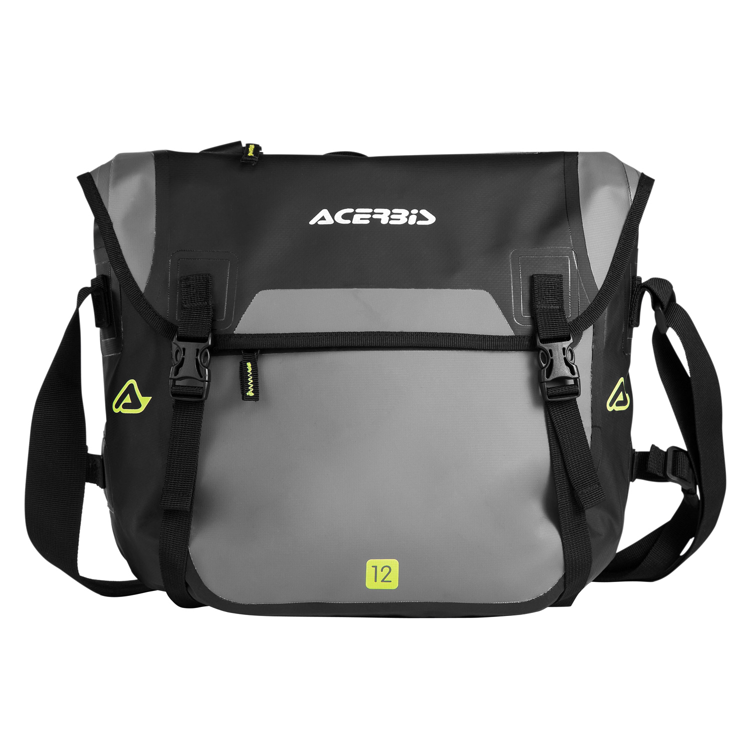 Acerbis Messenger Bag No Water 12 Liter - Black/Grey