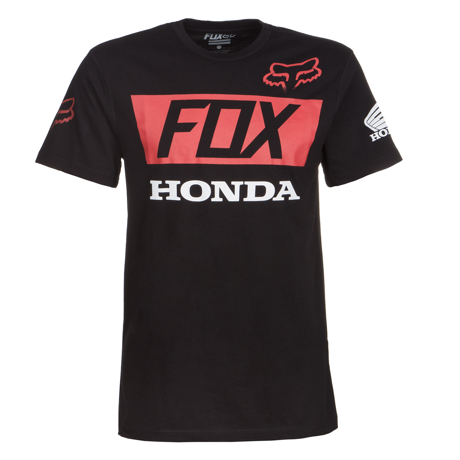Fox T-Shirt Honda Basic Standard Schwarz