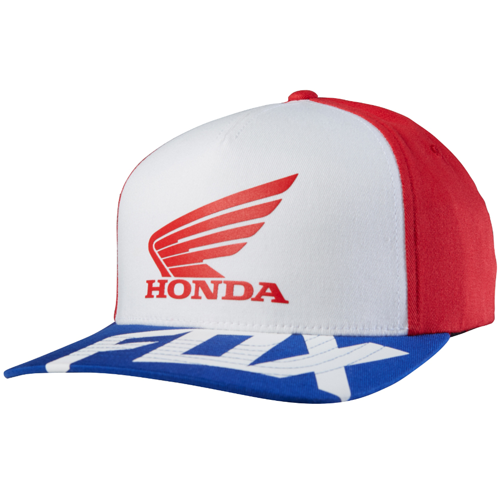 Fox Flexfit Cap Honda Basic Rot/Weiß
