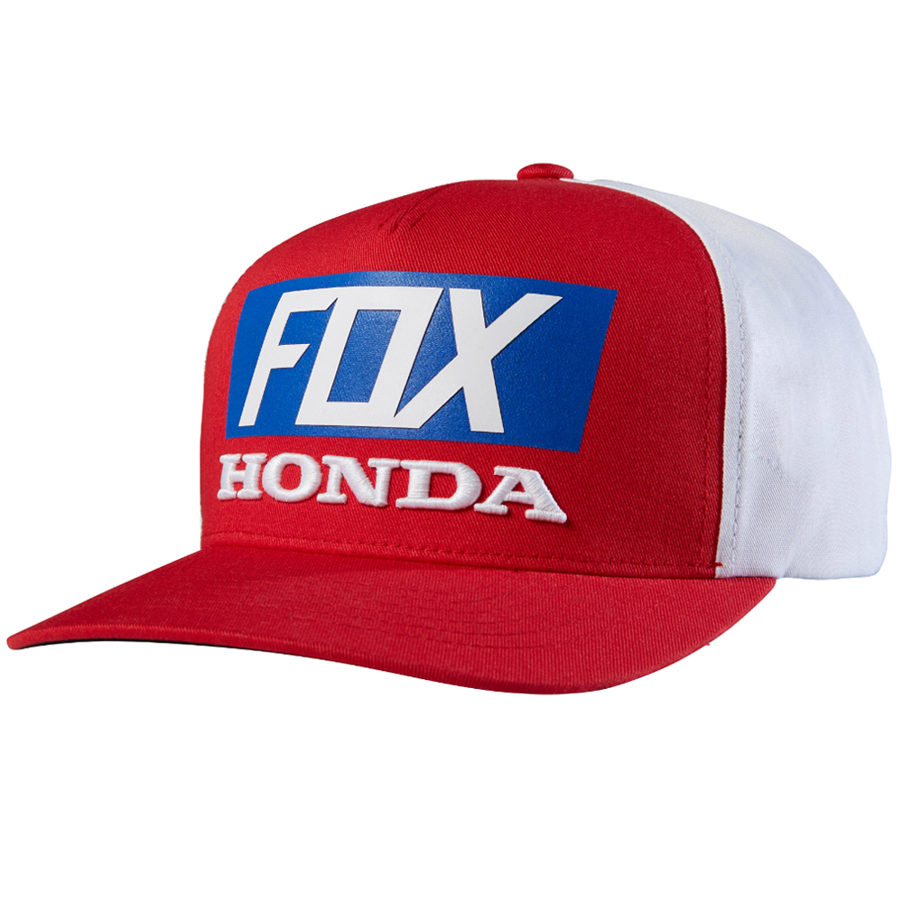 Fox Casquette Snap Back Honda Standard Red/White - Limited Edition