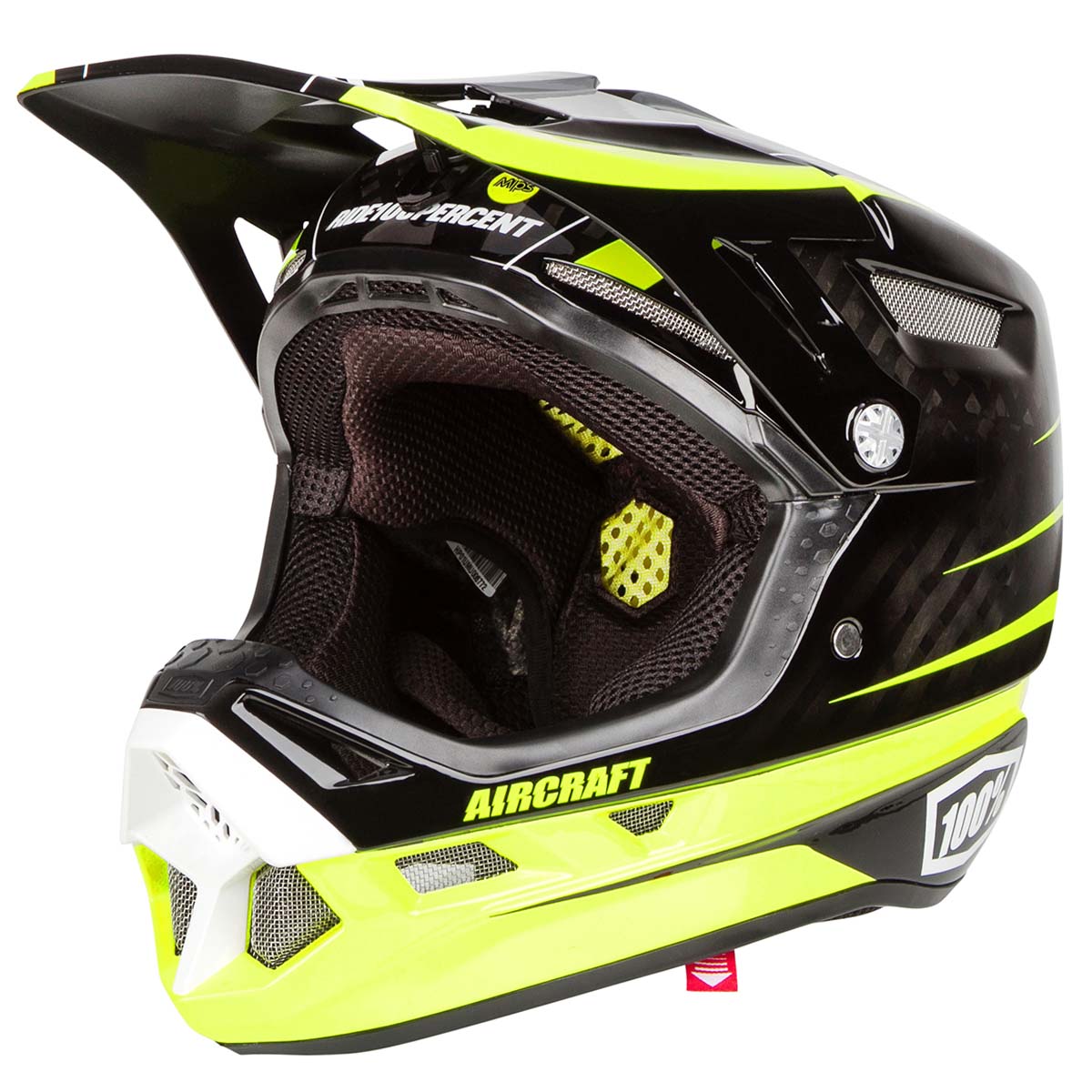 100% Downhill MTB Helmet Aircraft MIPS Basetech Yellow