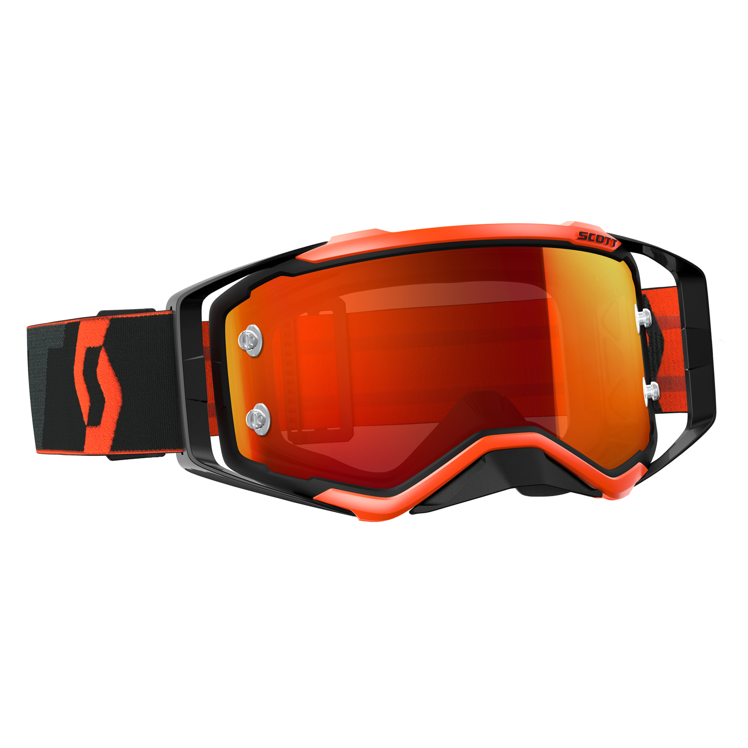 Scott Goggle Prospect Black/Fluo Orange - Orange Chrome Works