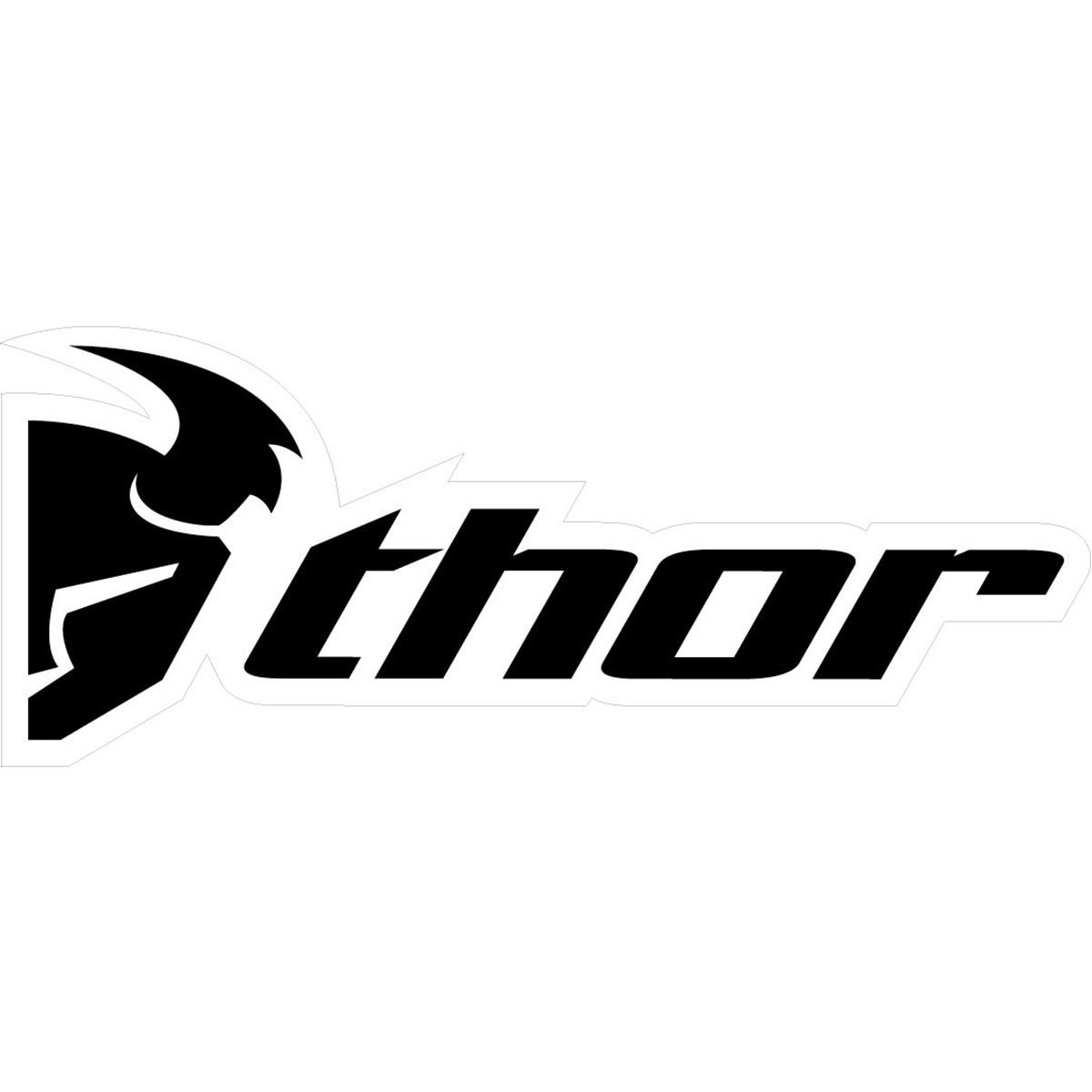 Motocross/MTB Ersatzteile,Technik,Zubehör-Technik Aufkleber/Dekor - Thor Aufkleber für Van/Trailer Black/White