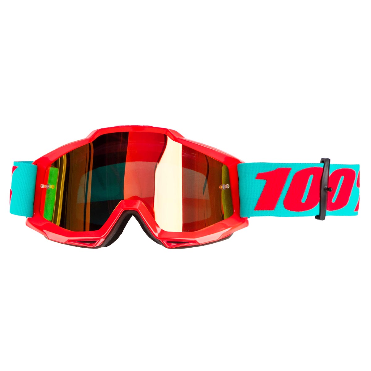 100% Goggle Accuri Passion Orange - Mirror Red Anti-Fog