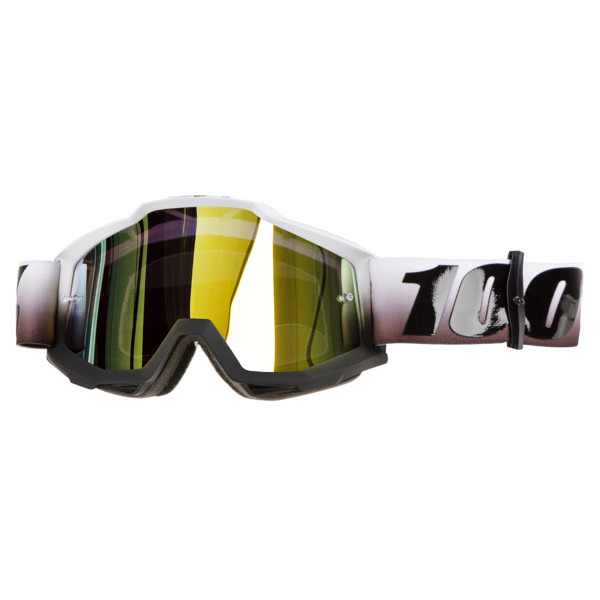 100% Crossbrille The Accuri Invader - Gold verspiegelt Anti-Fog