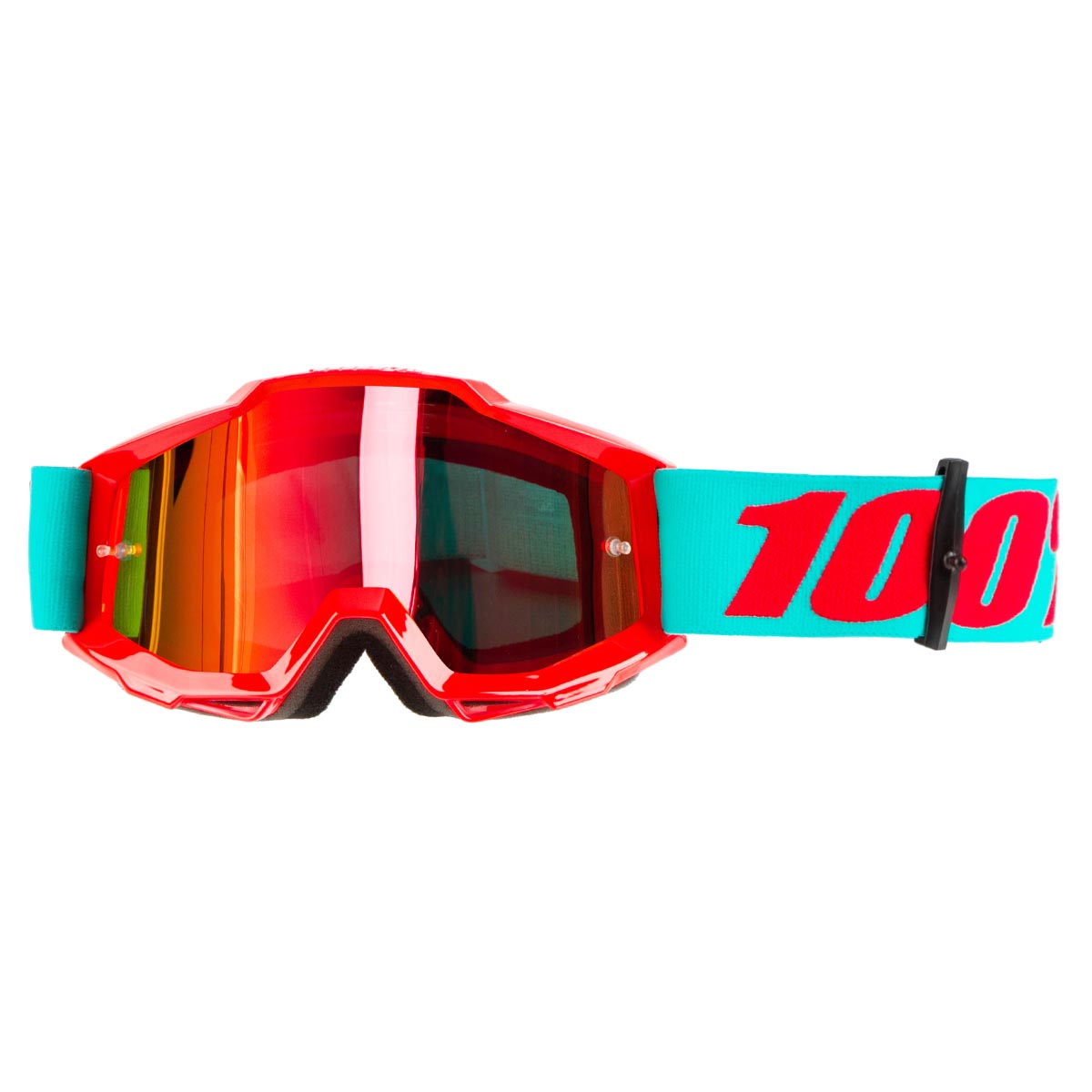 100% Kids Goggle The Accuri Passion Orange - Mirror Red Anti-Fog