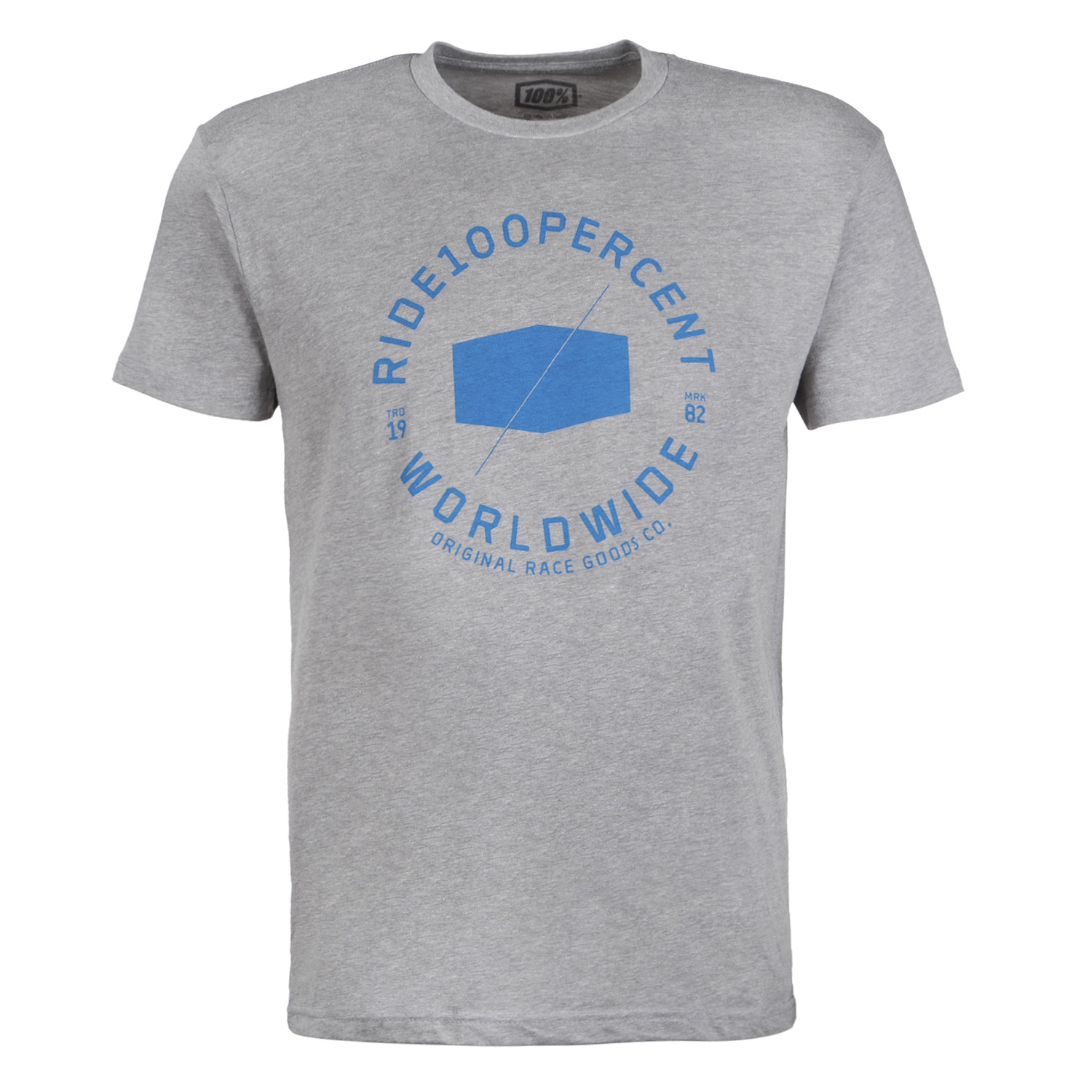 100% T-Shirt Worldwide Grey