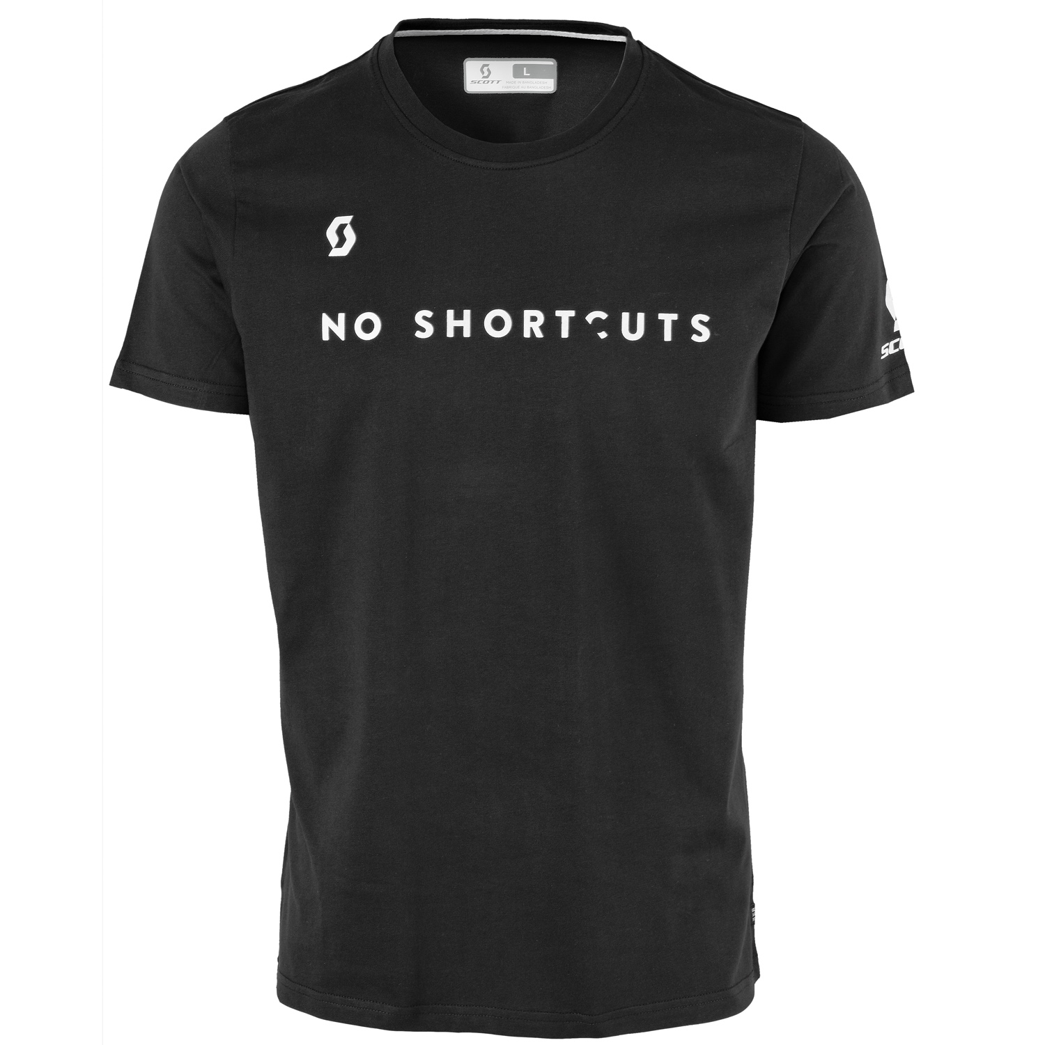 Scott T-Shirt 5 No Shortcuts Black
