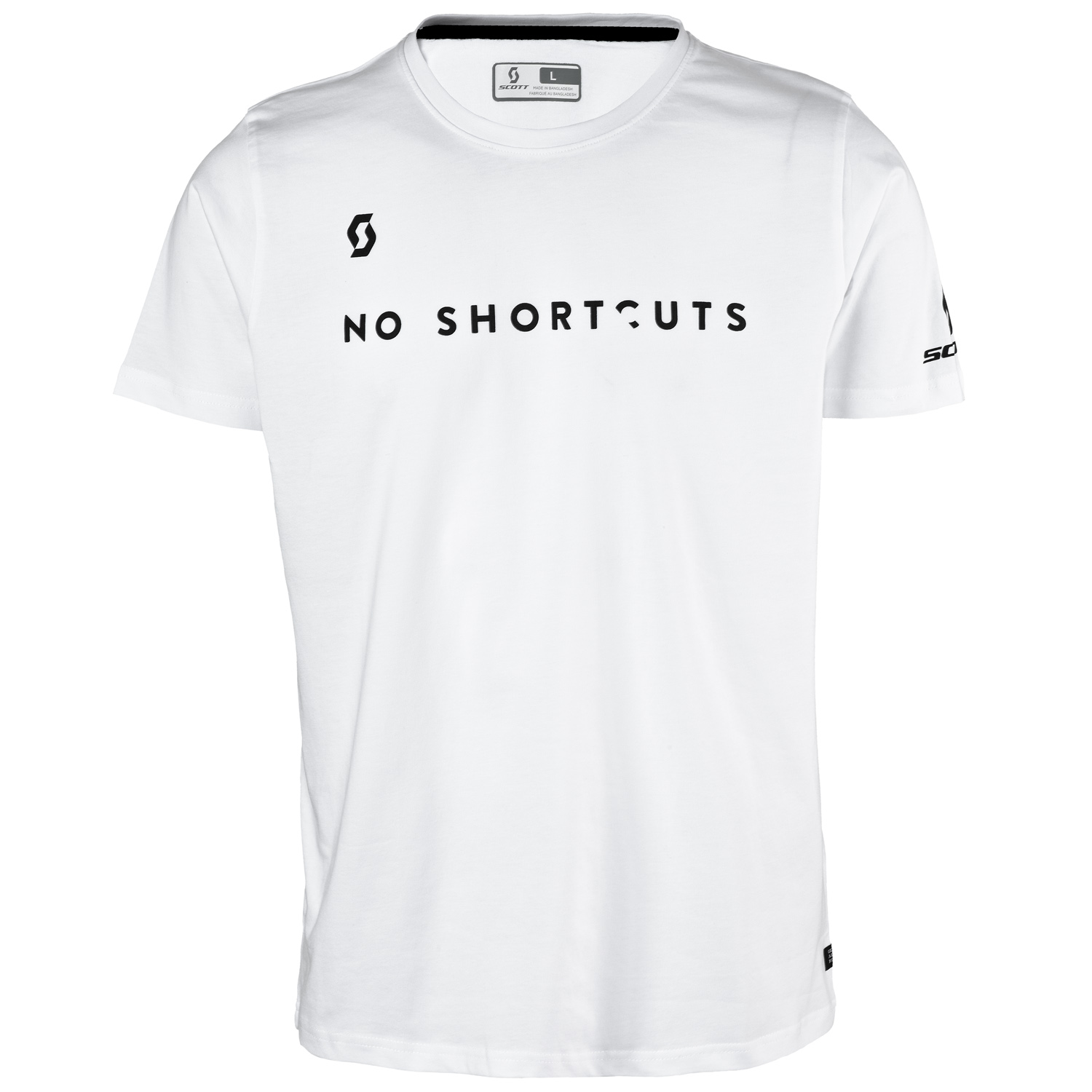 Scott T-Shirt 5 No Shortcuts White