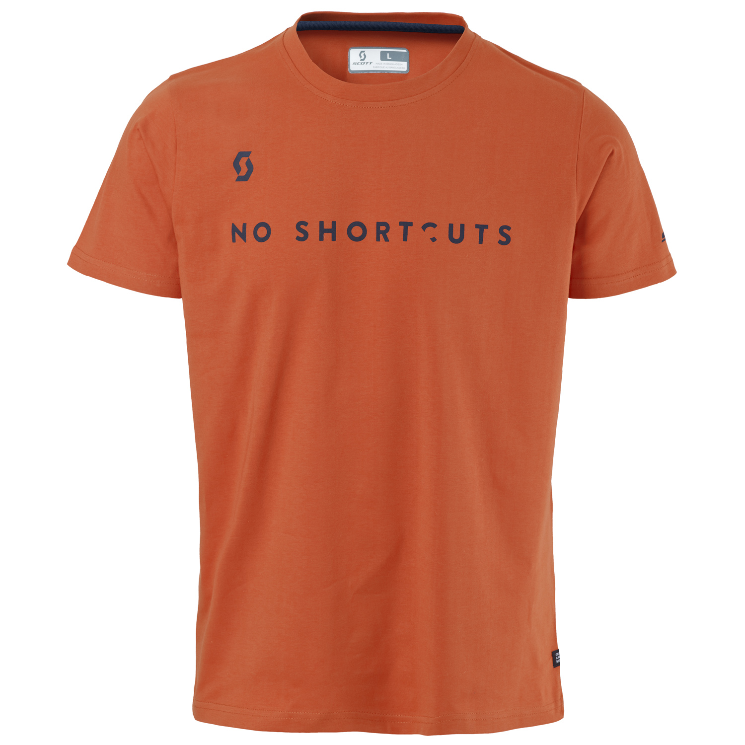 Scott T-Shirt 5 No Shortcuts Burnt Orange