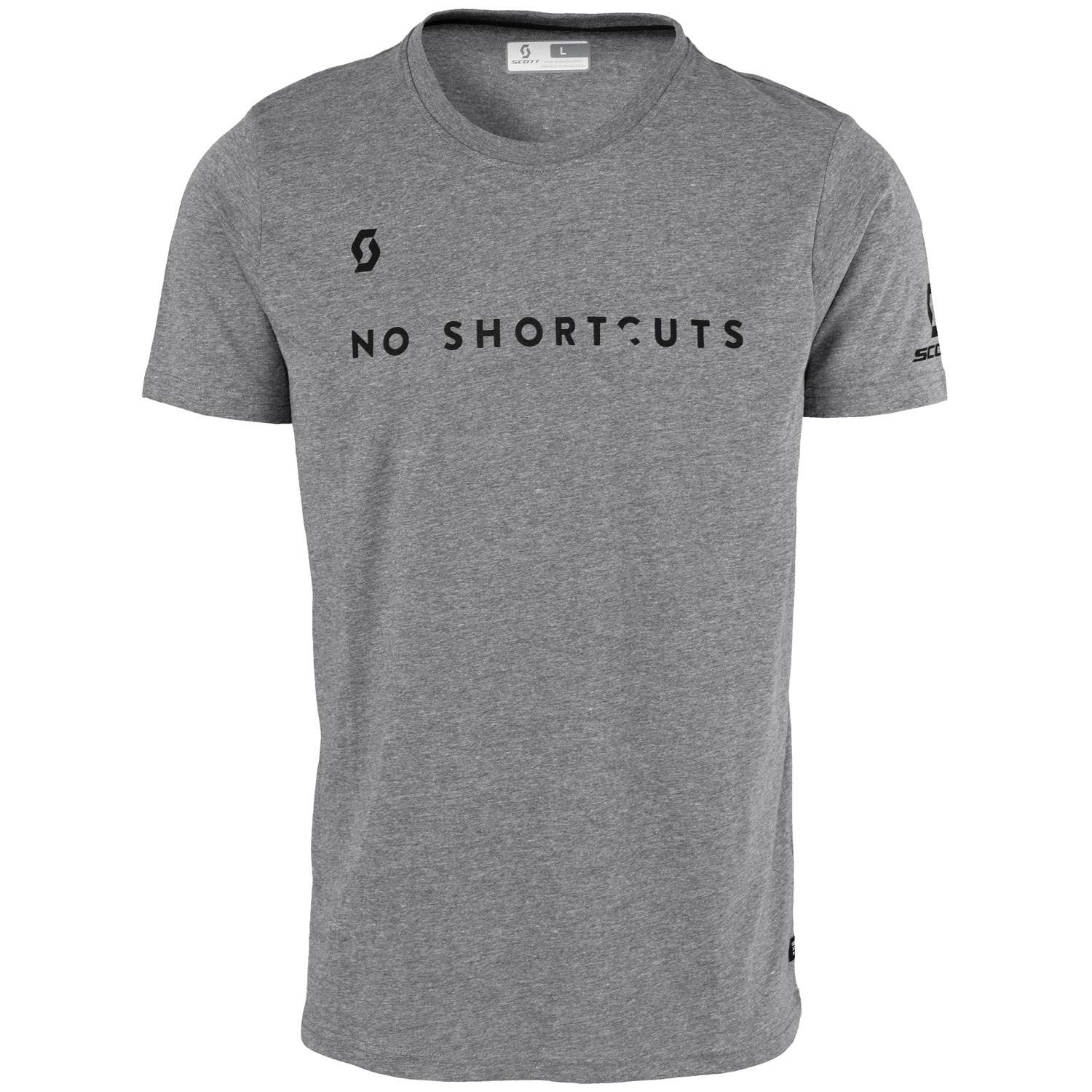 Scott T-Shirt 5 No Shortcuts Grau meliert